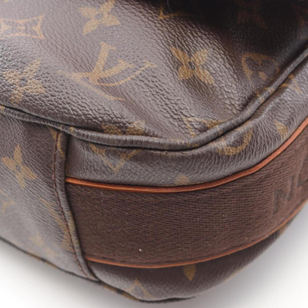 LOUIS VUITTON Authentic Brown Monogram Coated Canvas Messenger Shoulder Bag - Picture 8 of 10